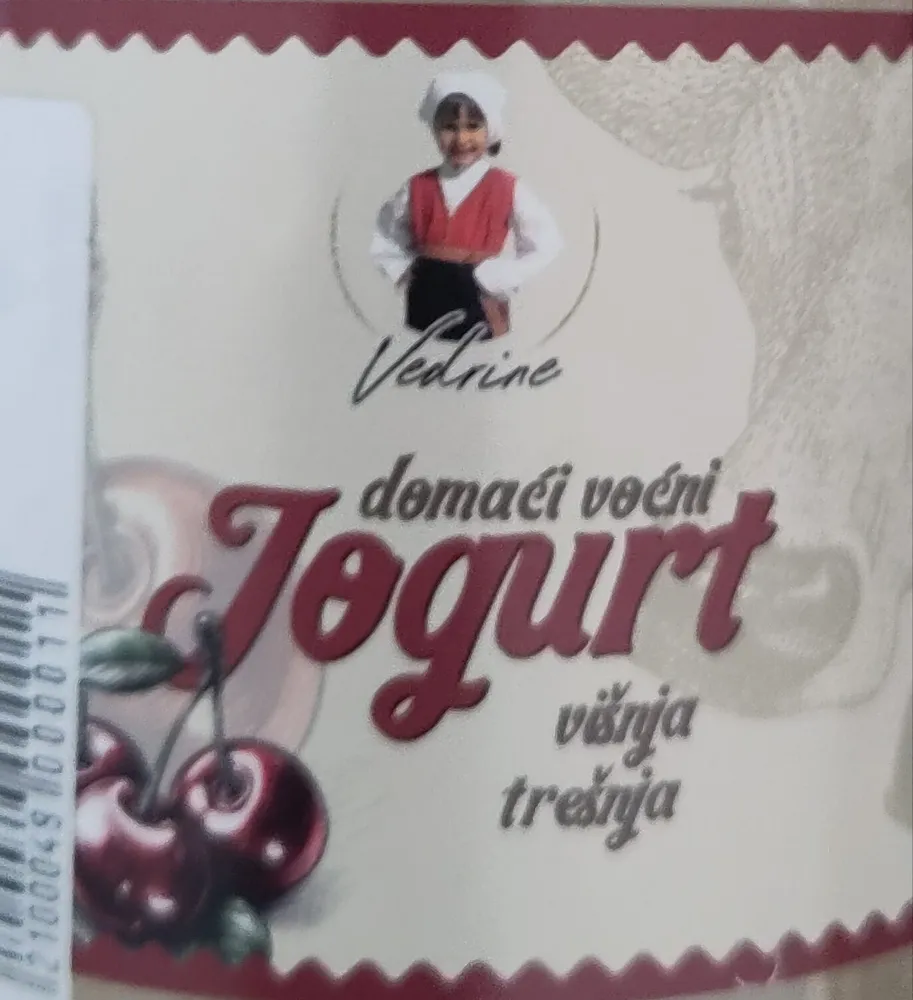 domaći voćni jogurt višnja trešnja