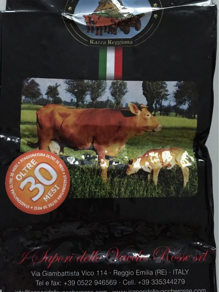 Permigiano regiano dop vache rosse