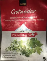 Fromage de montagne en croûte d'herbes Gstaader
