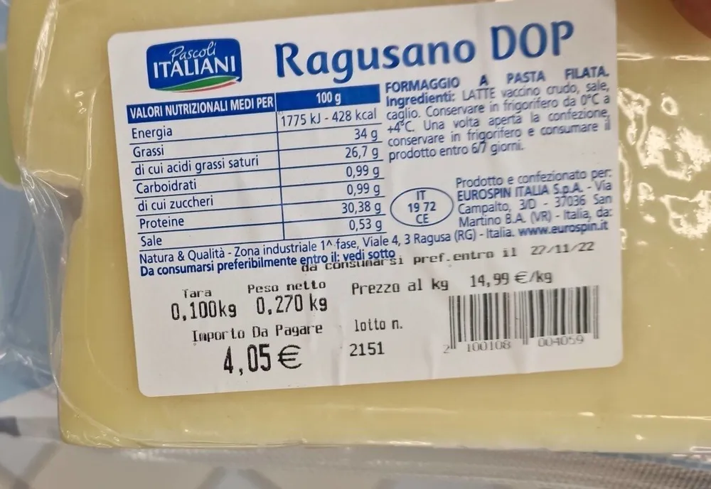 Ragusano dop