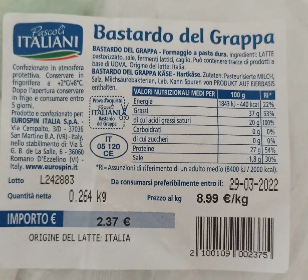 Bastardo del grappa