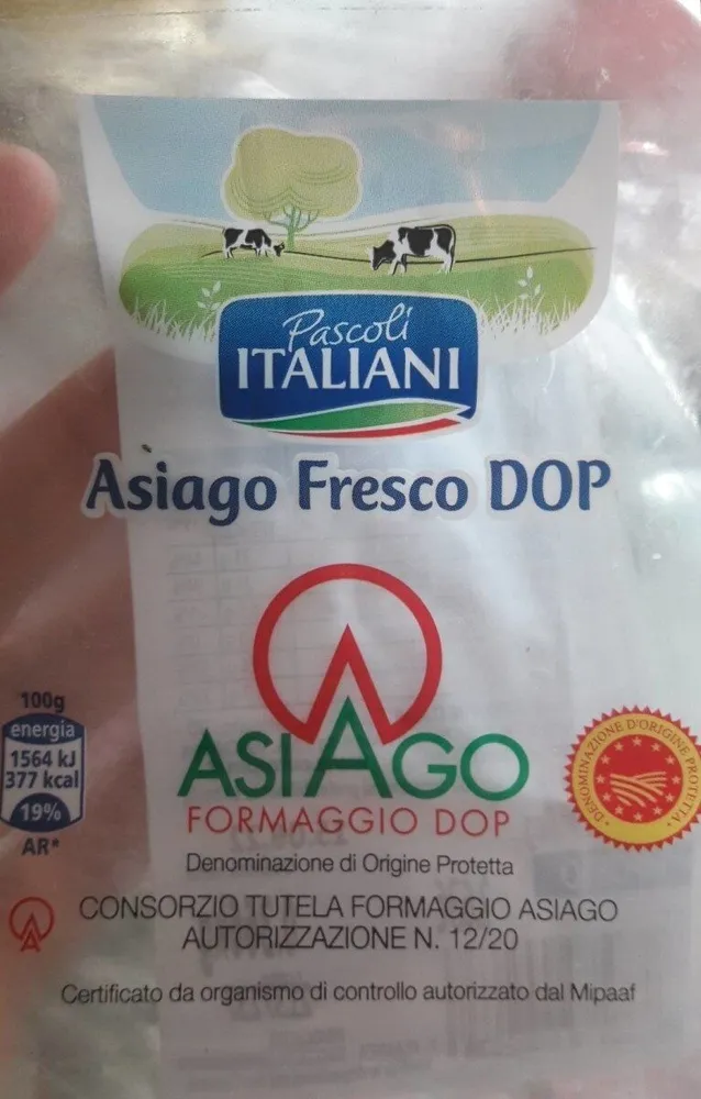 Asiago fresco DOP