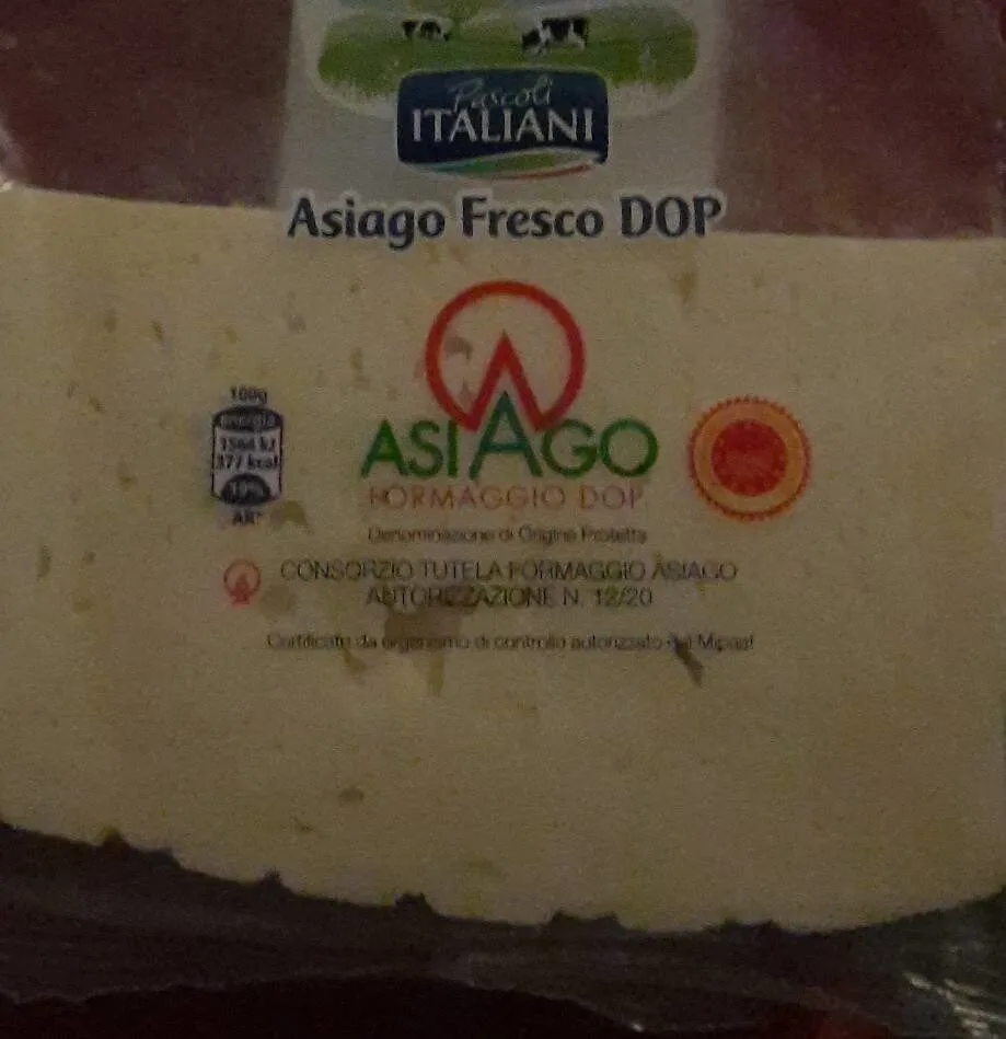 Asiago fresco dop