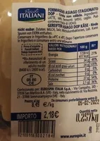 Formaggio Asiago stagionato