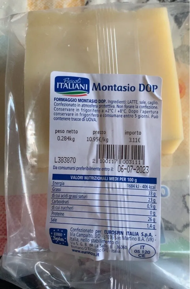 Montasio DOP