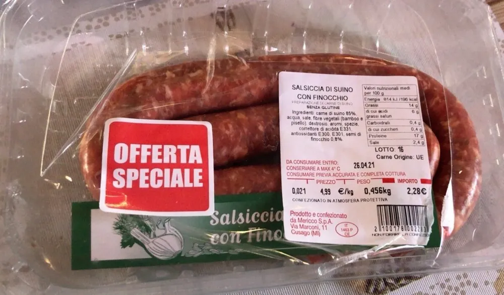 Salsiccia con finocchio