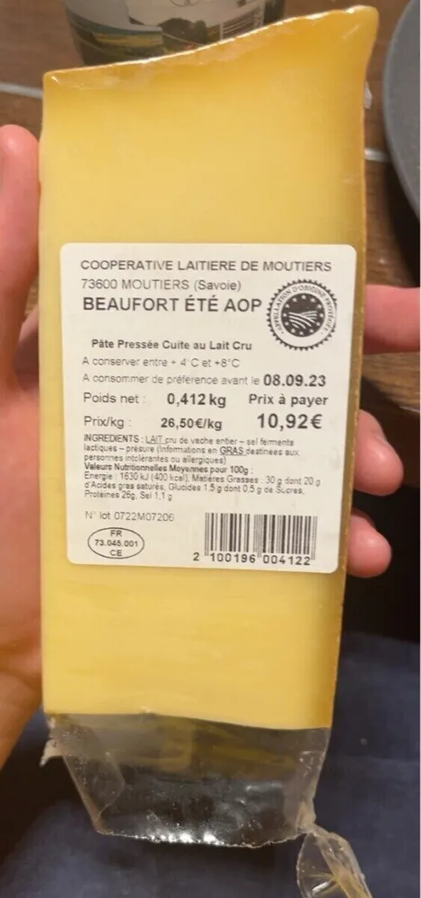 Beaufort été AOP