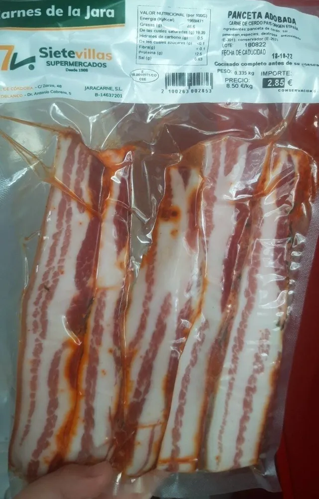 Panceta adobada