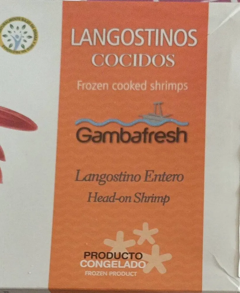 Langostinos cocidos