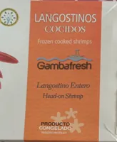 Langostinos cocidos