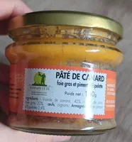 Pâté de canard foie gras et piment d'Espelette