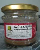 Paté de canard aux trompettes-de-la-mort