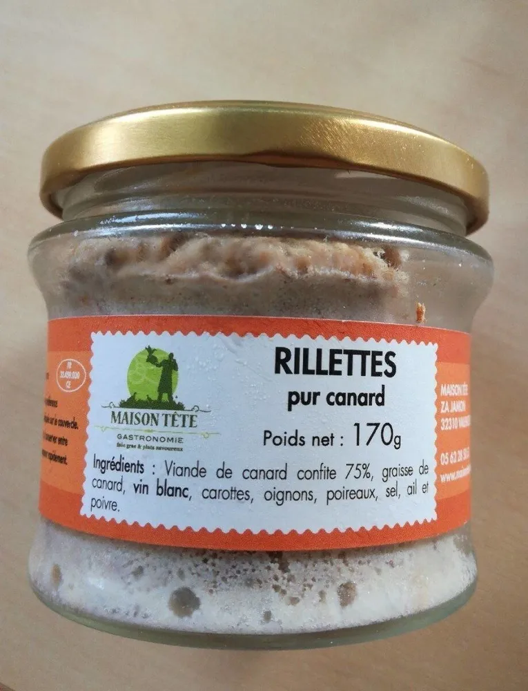 Rillettes pur canard