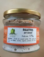 Rillettes pur canard