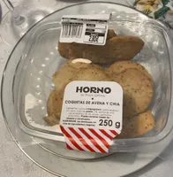 Coquetas de avena y chia