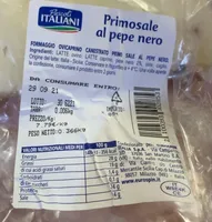 Primosale al pepe nero