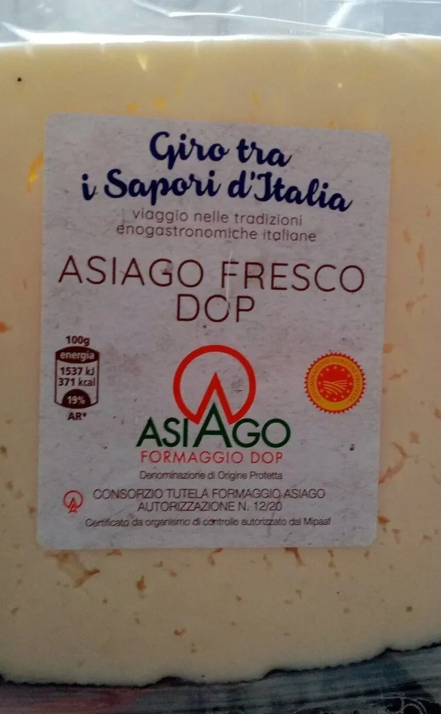 Asiago fresco DOP