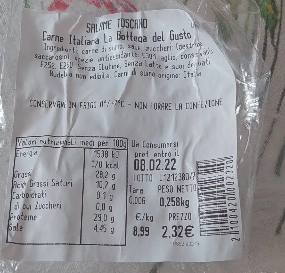 Salame toscano