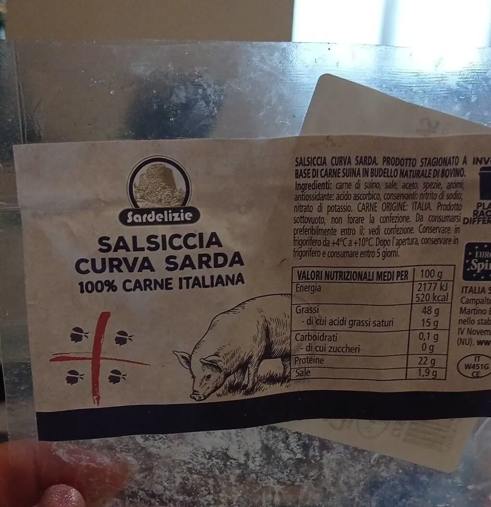 Salsiccia curva sard