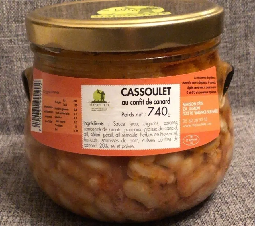 Cassoulet au confit de canard
