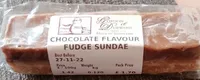 Chocolate flavoured fudge sundae