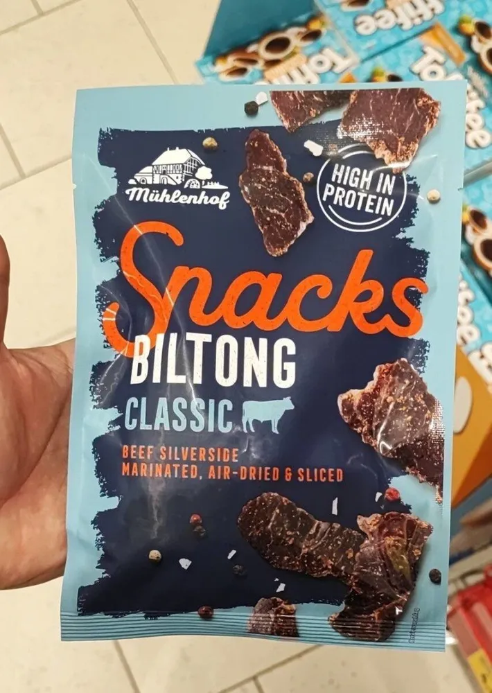 Snacks biltong