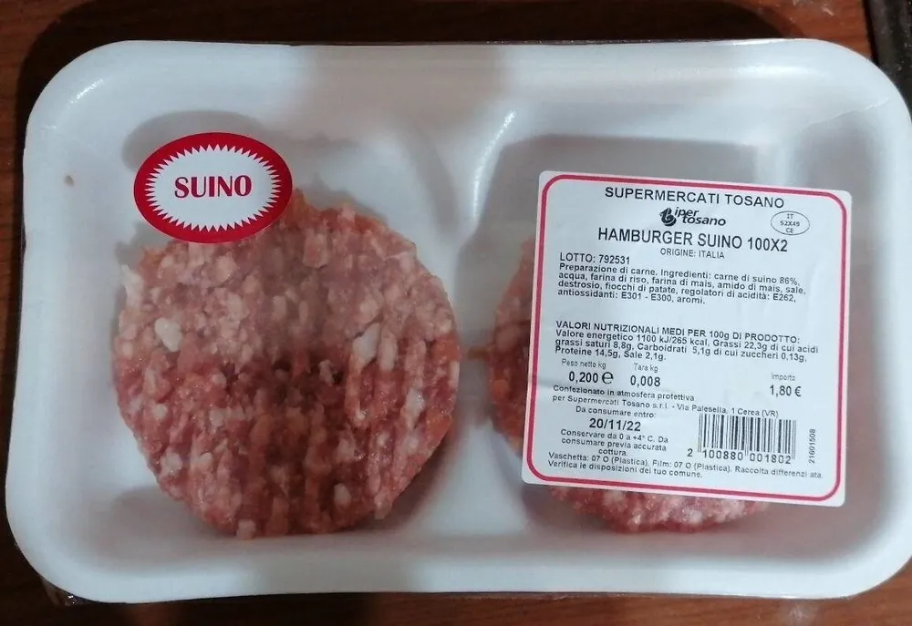 Hamburger suino