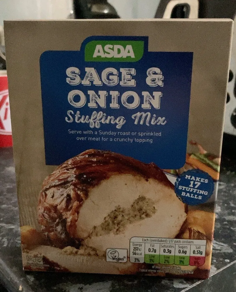 Sage and onion stuffing mix