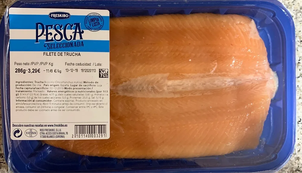 Filete de trucha