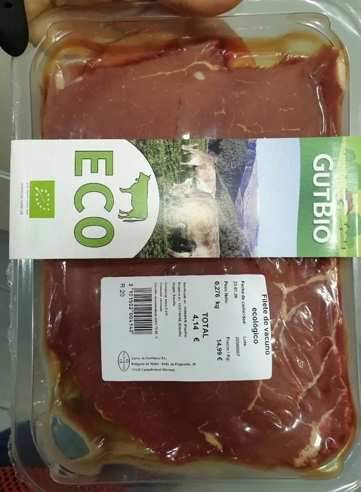 Filete de vacuno ecológico