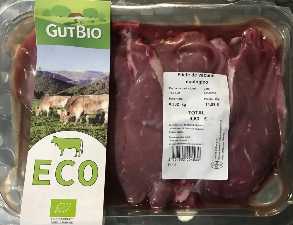 Filete vacuno ecologico