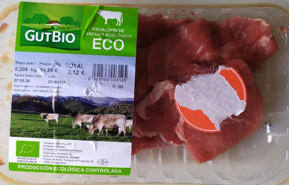 Escalopín de vacuno ecológico
