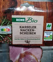 Bio Kasseler-Nackenscheiben gegart und geräuchert