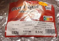 Demi lapin découpé