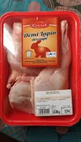 Demi Lapin découpé