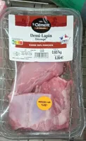 Demi-lapin découpé