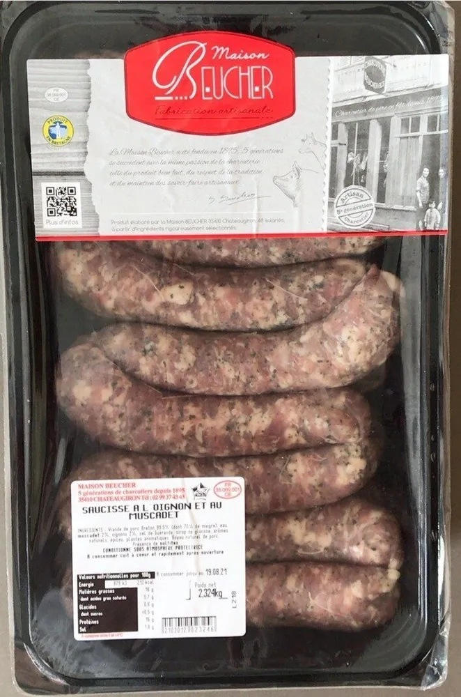 Saucisse a l oigon et au muscadet