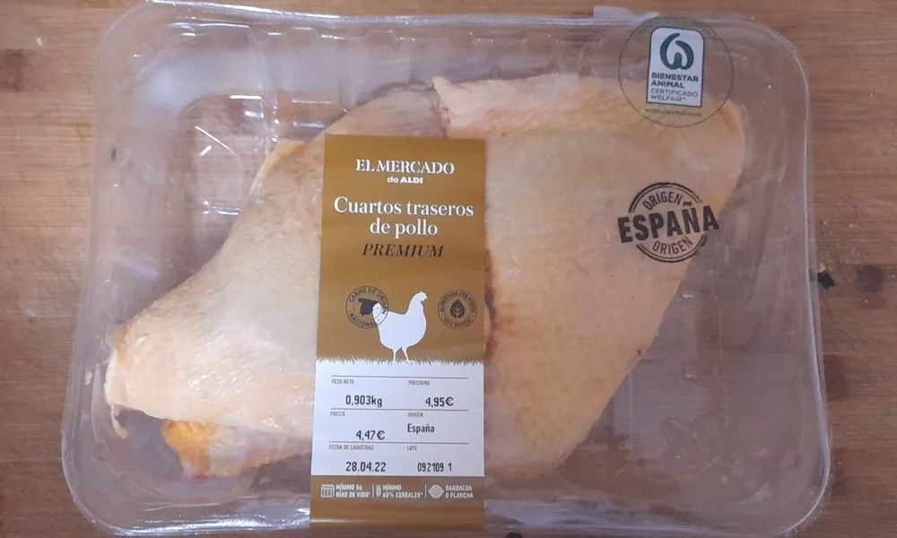 Cuartos traseros de pollo