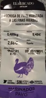 Pechuga de pavo marinada a las finas hierbas