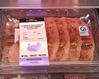 Pechuga de pavo marinada con finas hiervas