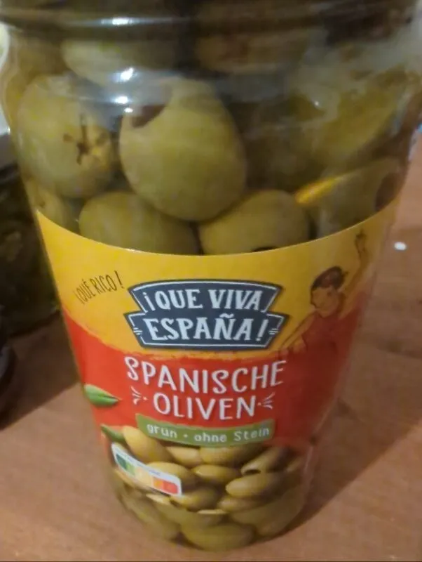 grüne spanische Oliven