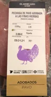 Pechuga de pavo adobada a las finas hierbas
