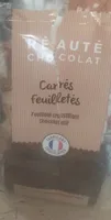 Carrés feuilletés chocolat noir