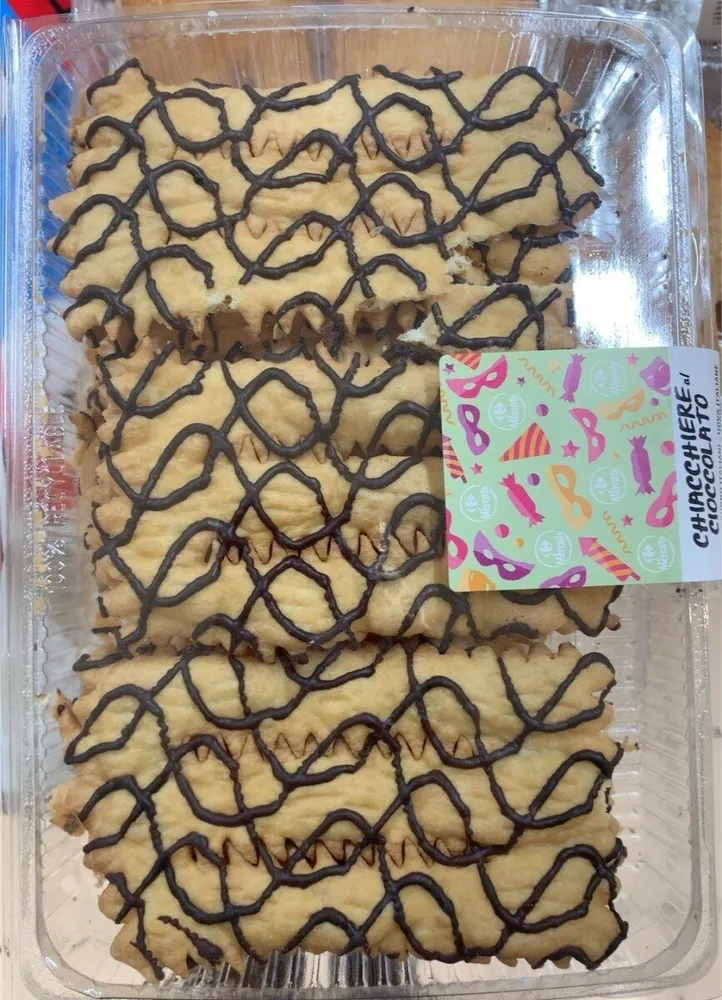 Chiacchere al cioccolato