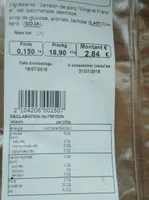 Jambon cuit MAS à trancher