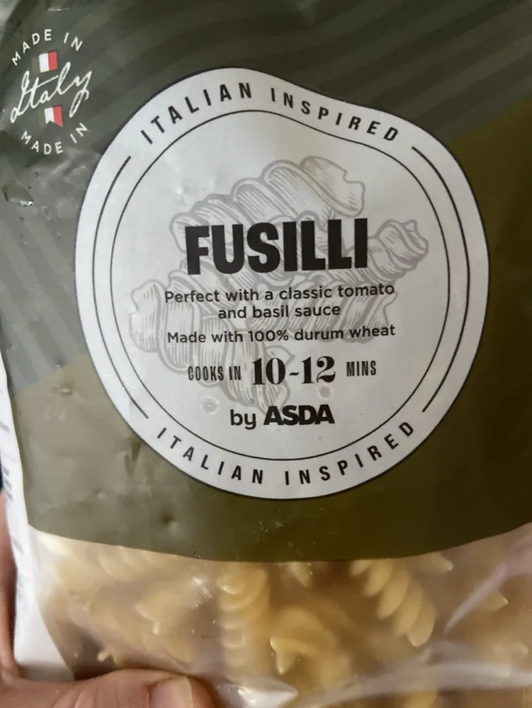 Fusilli 100% durum wheat