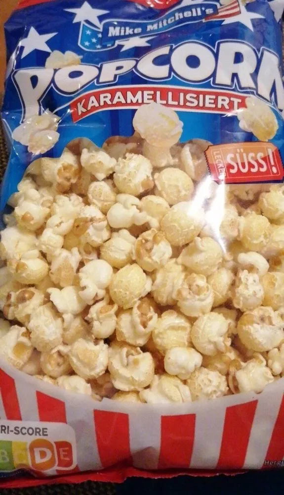 Popcorn karamellisiert