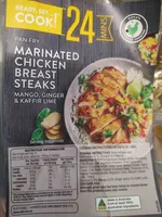 Marinated Chicken Breast Steaks - Mango, Ginger & Kaffir Lime