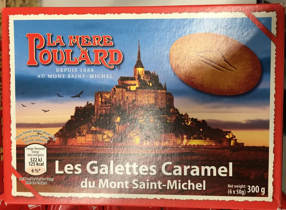 Les Galettes bretonnes Caramel du Mont Saint-Michel
