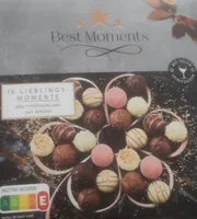 16 LIEBLINGS-MOMENTE edle Trüffelpralinen mit Alkohol